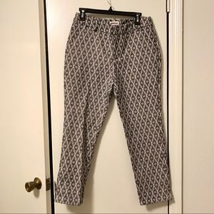 Merona Black and Cream Dress Pants